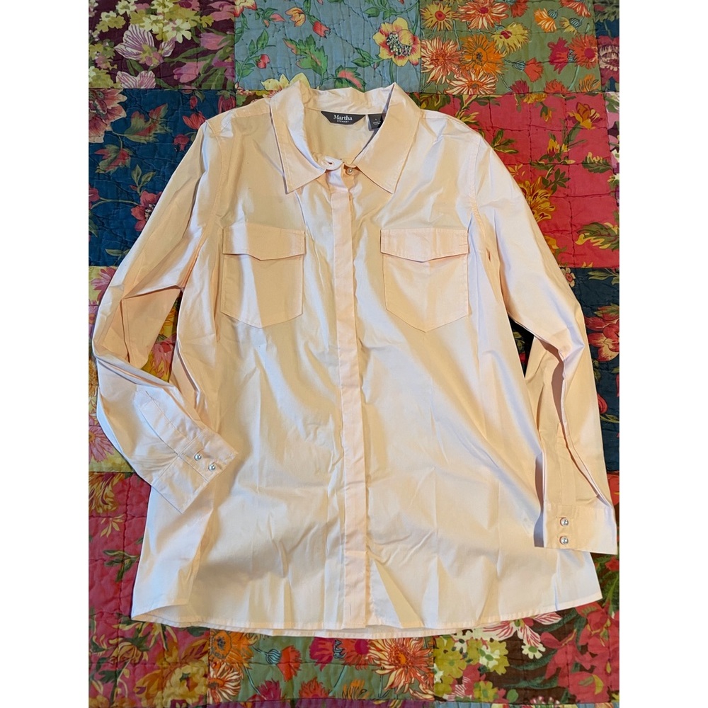 Martha Stewart Button Down Blouse